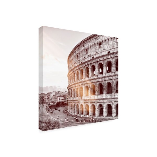 Philippe Hugonnard 'Dolce Vita Rome 3 Colosseum IV' Canvas Art,24x24